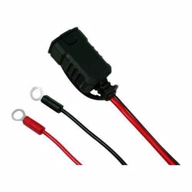 Powerline Kabel 4Ah med 6mm øje til batteriet